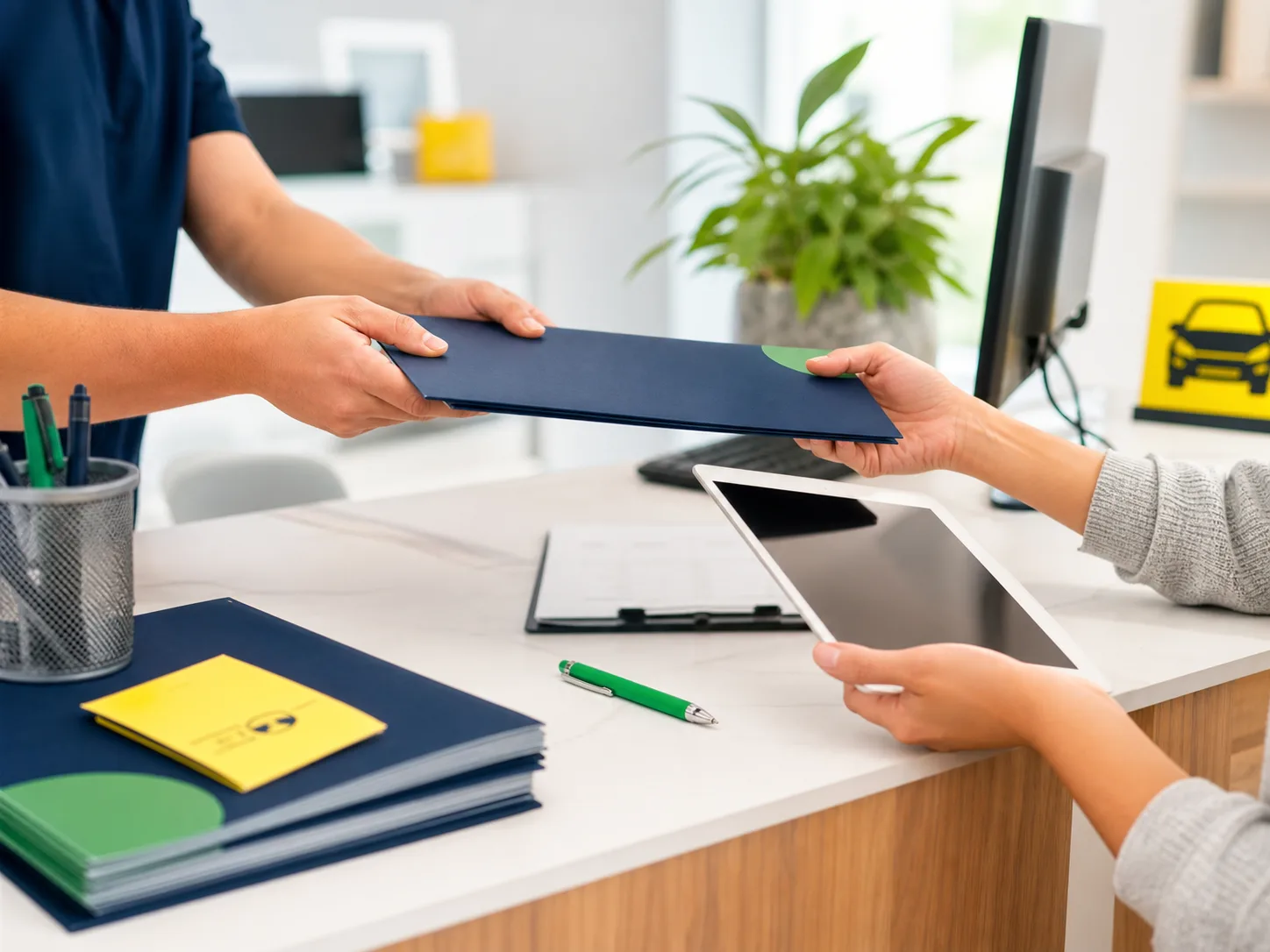 Atención en oficina para resolver dudas antes de matricularse